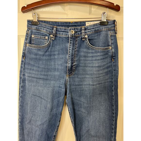 rag & bone Denim Jean Nina High Rise Ankle Cigarette Jasper - Picture 4 of 13